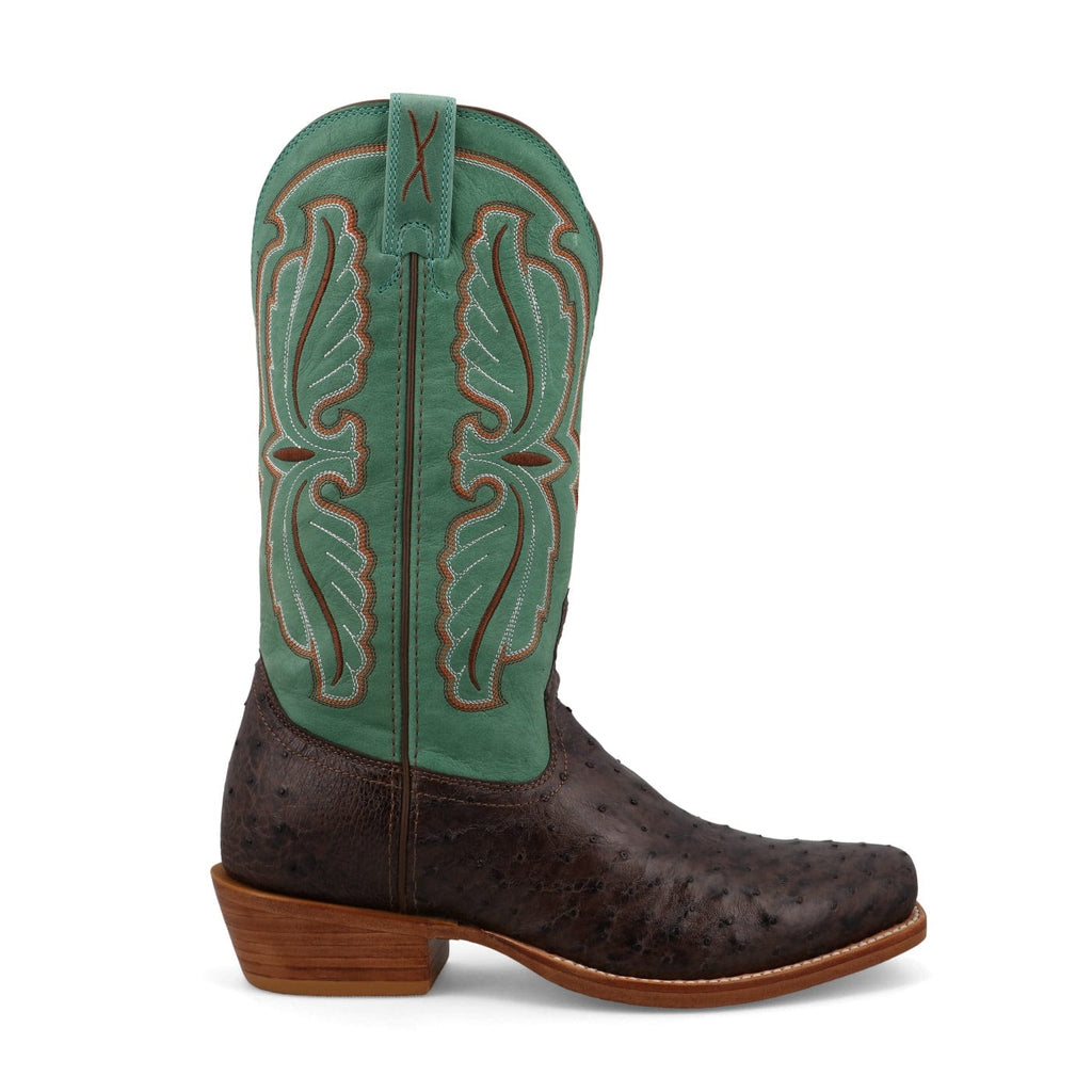 TWISTED X BOOTS Boots Twisted X Men's Tobacco & Jade Reserve Exotic Boot MXPL004
