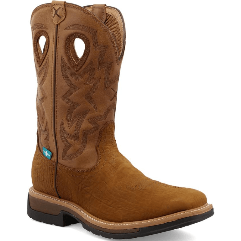 TWISTED X BOOTS Boots Twisted X Men's Waterproof 12" Lite Western Work Boots MLCWW05