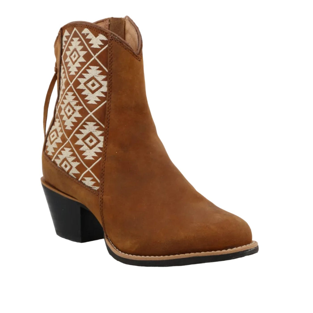 TWISTED X BOOTS Boots Twisted X Women's Oiled Saddle & Tan Western Bootie WWF0010