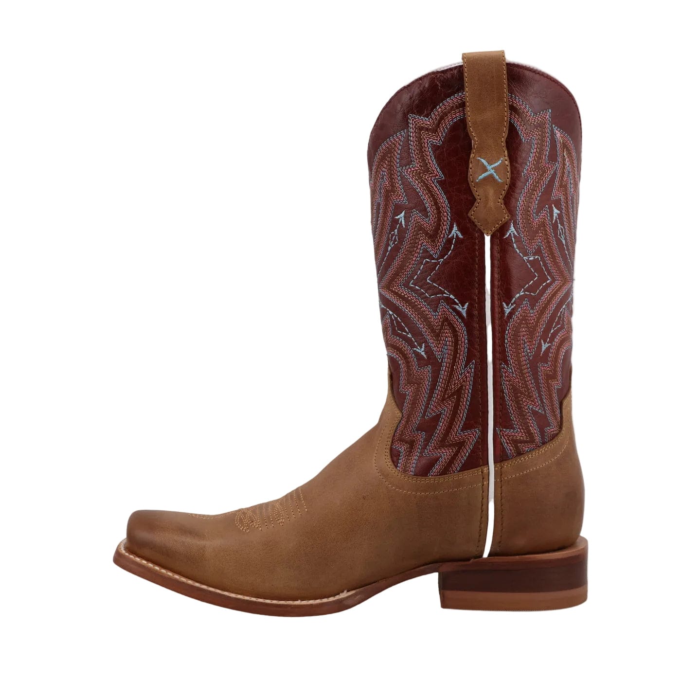 TWISTED X BOOTS Boots Twisted X Women's Peanut & Oxblood Rancher Western Boot WRAL025