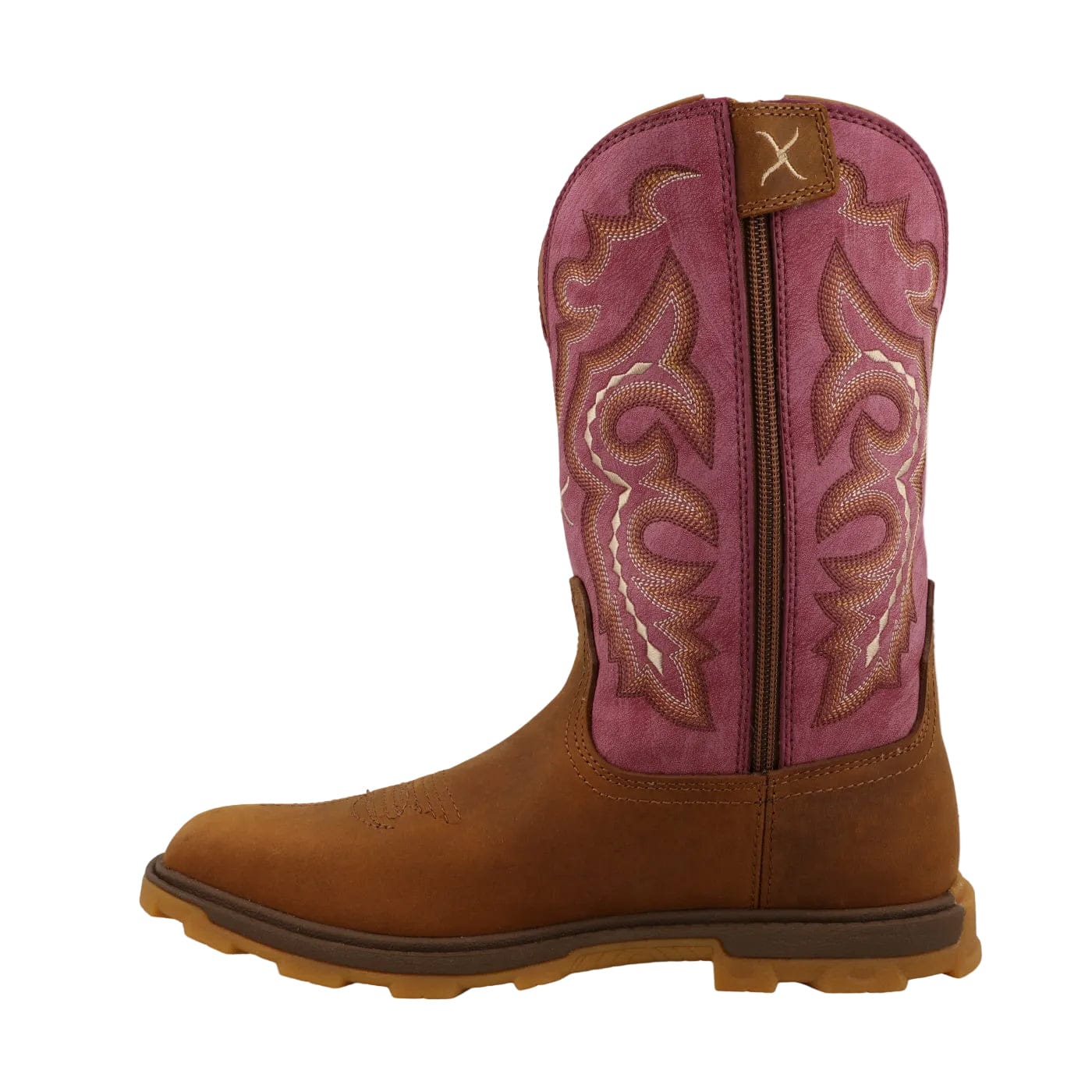 TWISTED X BOOTS Boots Twisted X Women's Pecan & Mauve Ultralite X Work Boot WUL0006