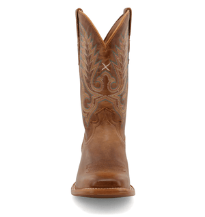 TWISTED X BOOTS Boots Twisted X Women's Rancher Brown Wide Square Toe Rancher Boots WRAL017