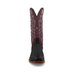 TWISTED X BOOTS Boots Twisted X Women's Reserve Black Ostrich & Purple Potion Exotic Boots WXPL001