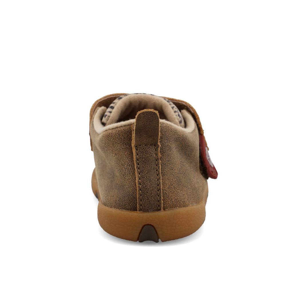 TWISTED X BOOTS Shoes Twisted X Infant Bomber & Nude Print Driving Moc Shoe ICA0030