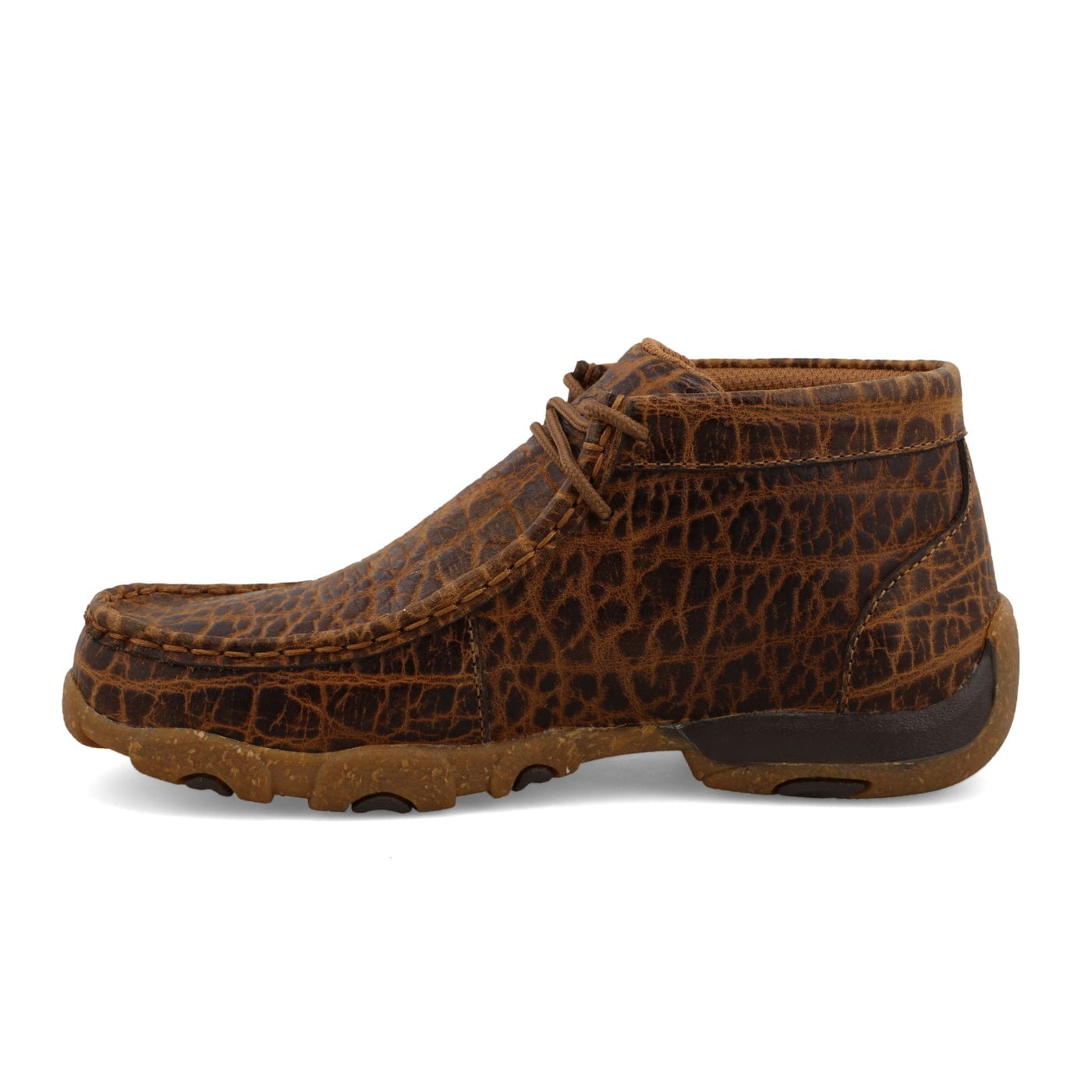 Twisted X Kids Golden Elephant Print Chukka Driving Moc Shoe