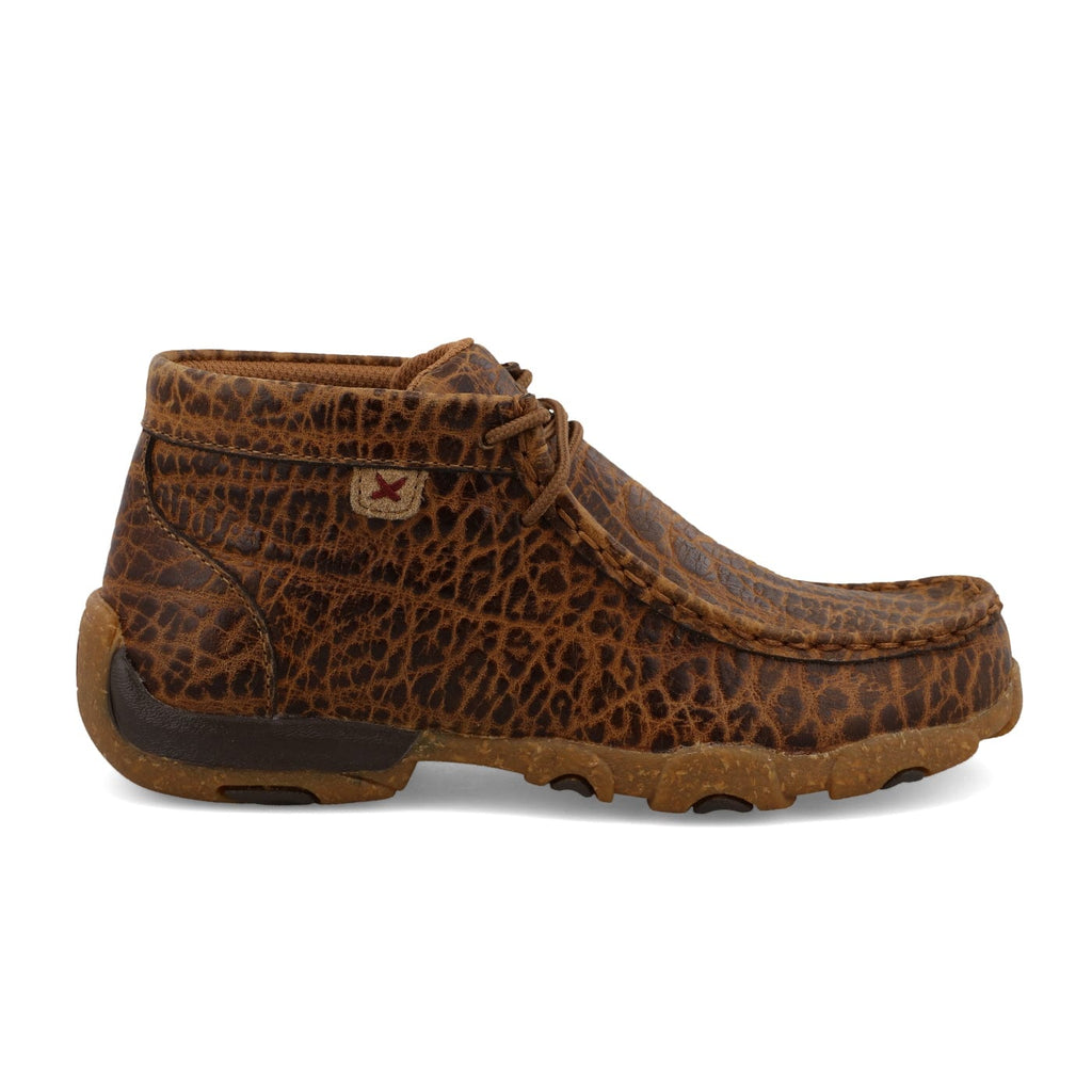 TWISTED X BOOTS Shoes Twisted X Kids Golden Elephant Print Chukka Driving Moc Shoe YDM0049