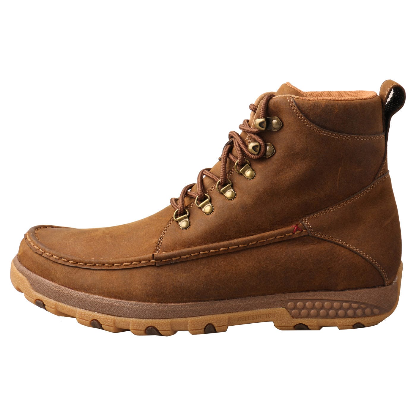 TWISTED X BOOTS Shoes Twisted X Men's Distressed Saddle Driving Moc Hiker Boot MXC0011