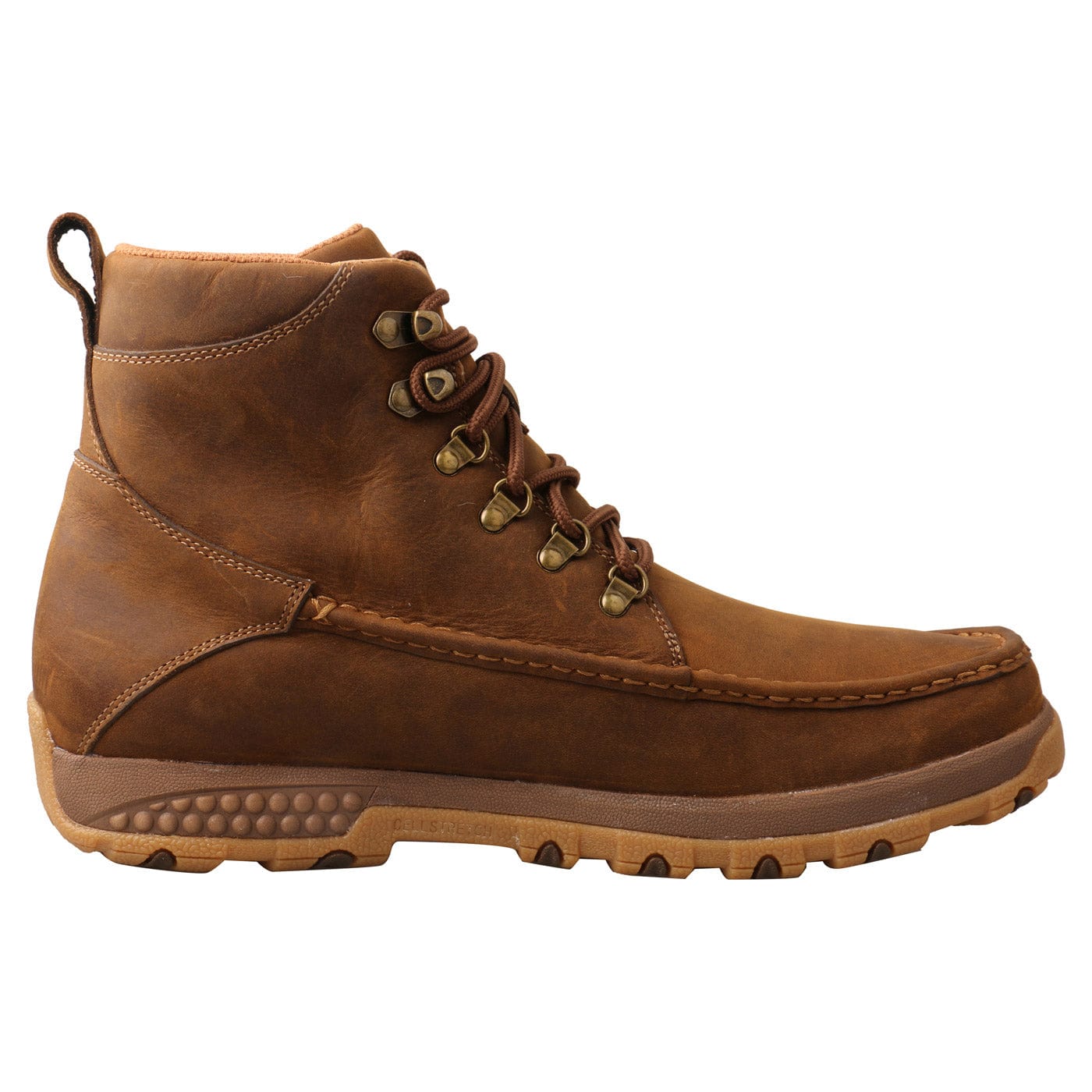 Twisted X Men's Distressed Saddle Driving Moc Hiker Boot MXC0011