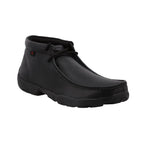 TWISTED X BOOTS Shoes Twisted X Men's Soft Black Chukka Driving Moc Shoe MDM0016