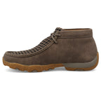 TWISTED X BOOTS Shoes Twisted X Men's Taupe Grey & Black Chukka Driving Moc Shoe MDM0097