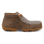 TWISTED X BOOTS Shoes Twisted X Women's Bomber & Nude Print Chukka Driving Moc Work Shoe WDMXN03