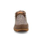 TWISTED X BOOTS Shoes Twisted X Women's Bomber & Nude Print Chukka Driving Moc Work Shoe WDMXN03
