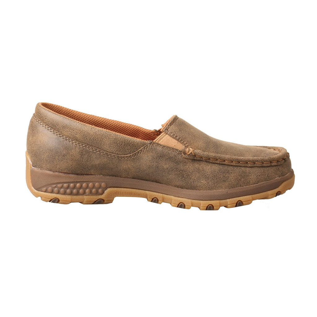 TWISTED X BOOTS Shoes Twisted X Women's Bomber Slip On Driving Moc Shoe WXC0004