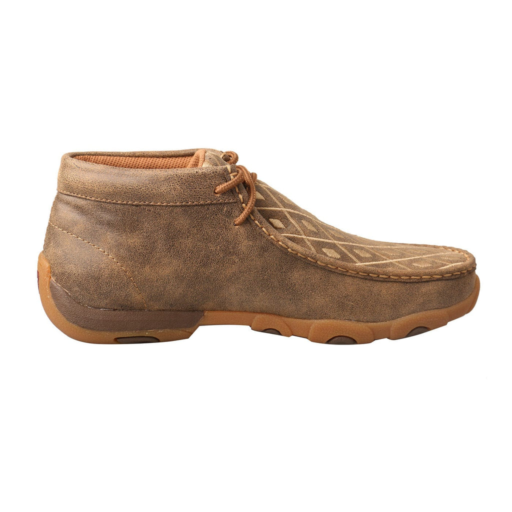 TWISTED X BOOTS Shoes Twisted X Women's Bomber & Tan Chukka Driving Moc Shoe WDM0073