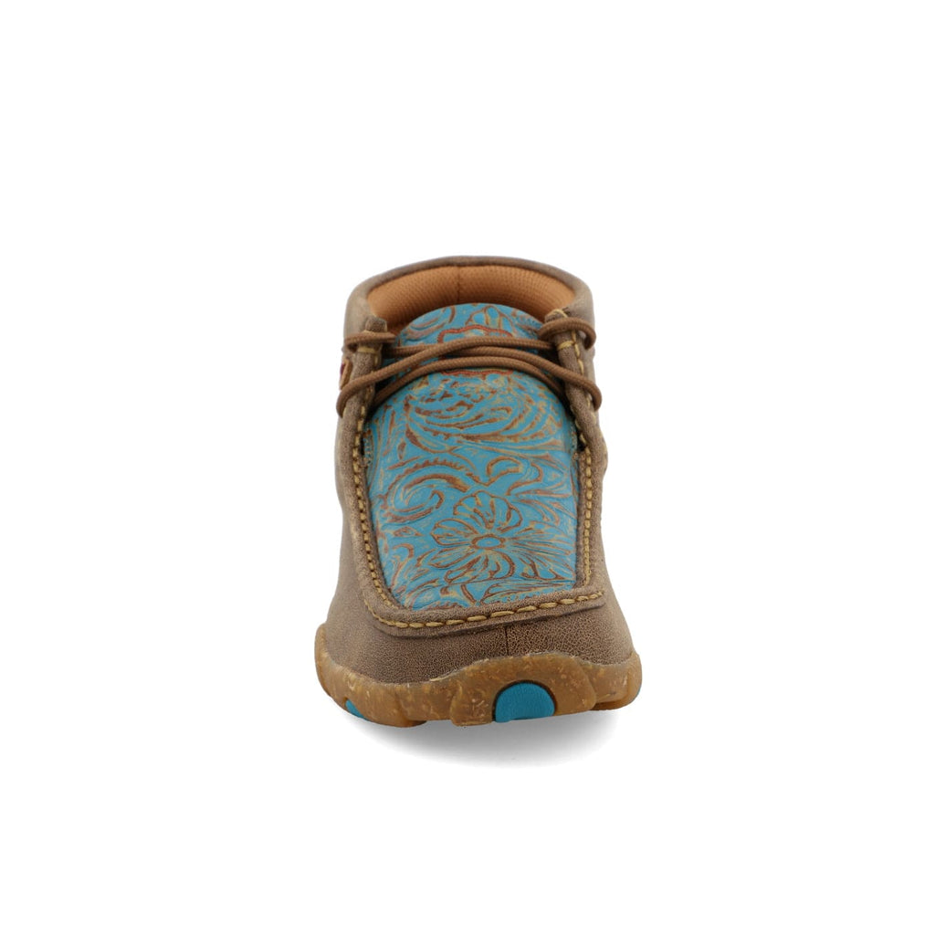 TWISTED X BOOTS Shoes Twisted X Women's Bomber & Turquoise Chukka Driving Moc Shoe WDM0148