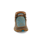TWISTED X BOOTS Shoes Twisted X Women's Bomber & Turquoise Chukka Driving Moc Shoe WDM0148