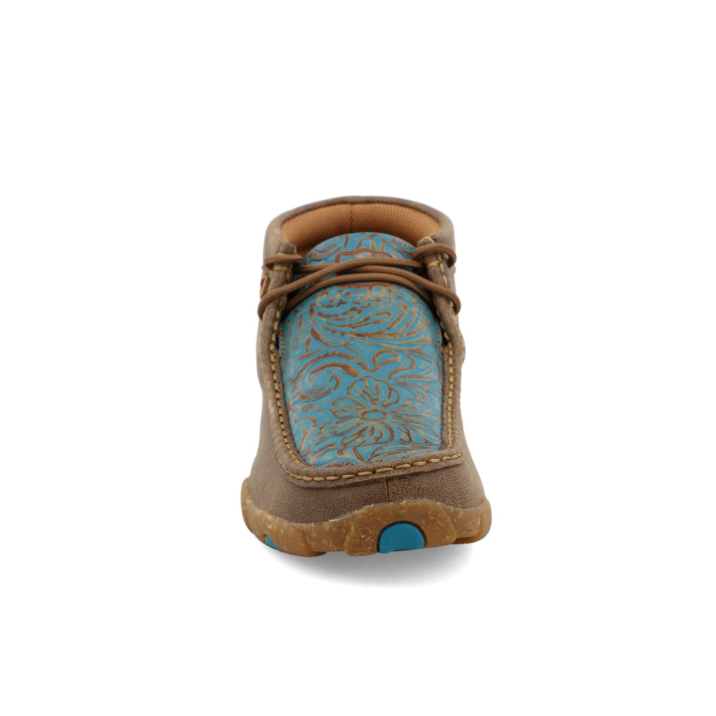 TWISTED X BOOTS Shoes Twisted X Women's Bomber & Turquoise Chukka Driving Moc Shoe WDM0148