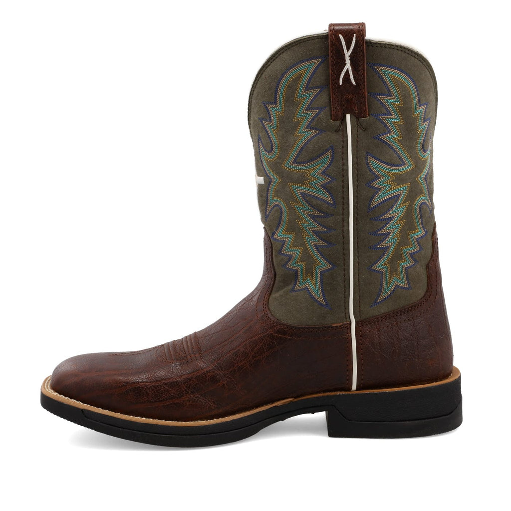 Twisted X Boots Twisted X Men's Brown & Green Tech X Western Boot MXW0004