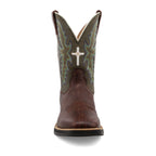Twisted X Boots Twisted X Men's Brown & Green Tech X Western Boot MXW0004