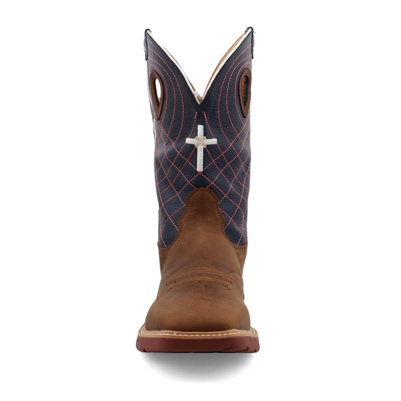 Twisted X Boots Twisted X Men's Mocha & Navy Western Work Boot MXBW001