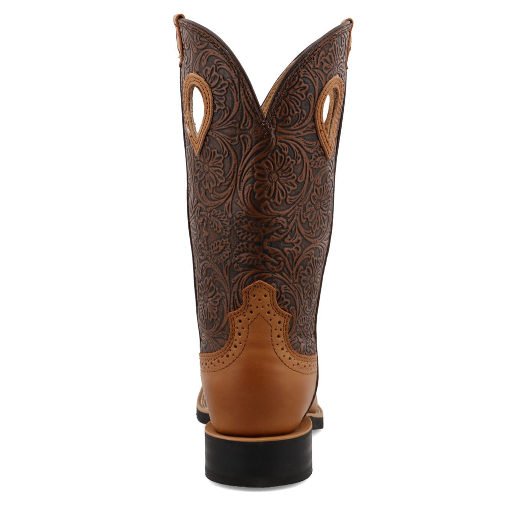 Twisted X Boots Twisted X Women's Tan & Tooled Ruff Stock Western Boot