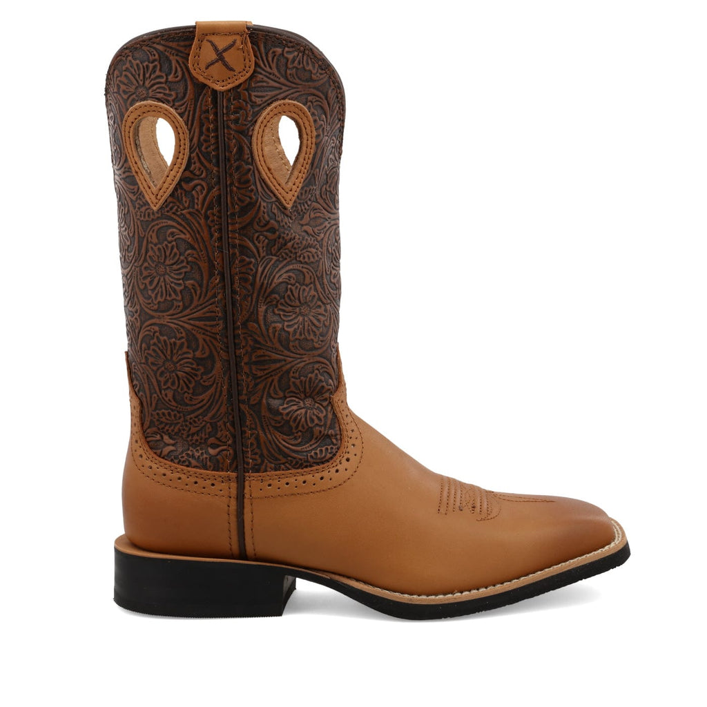 Twisted X Boots Twisted X Women's Tan & Tooled Ruff Stock Western Boot