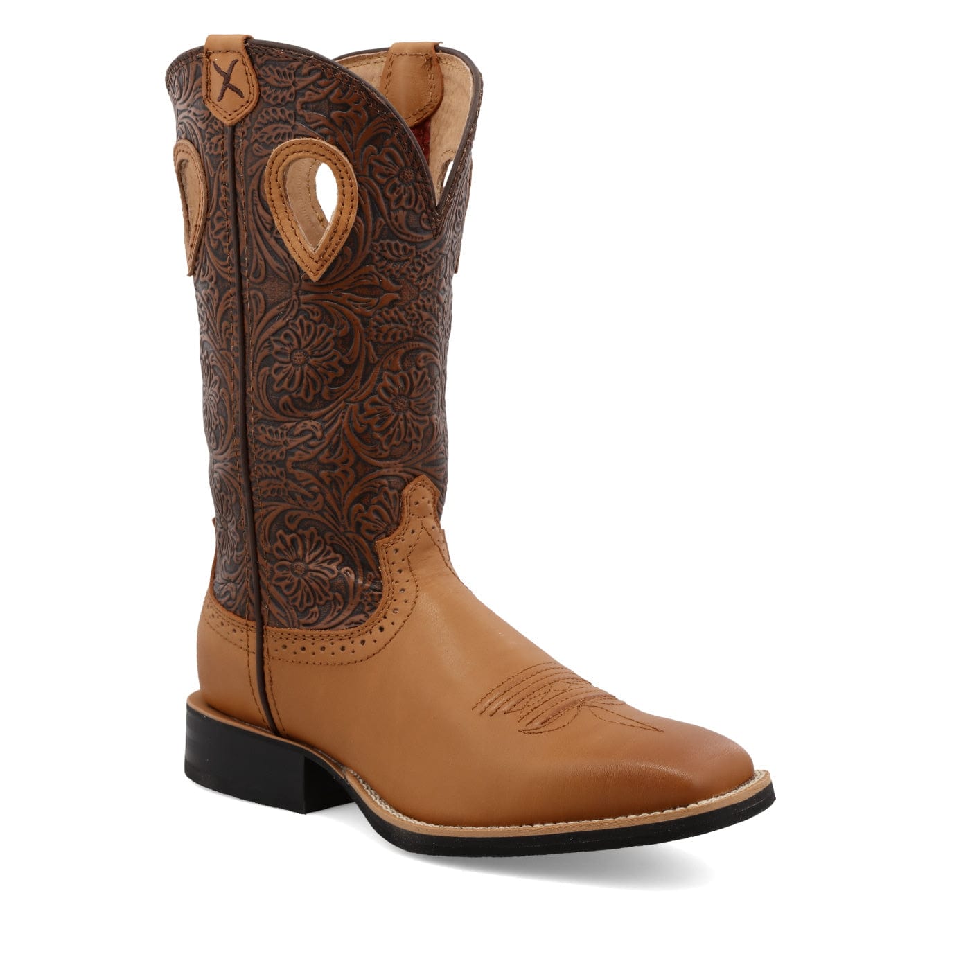 Twisted X Boots Twisted X Women's Tan & Tooled Ruff Stock Western Boot
