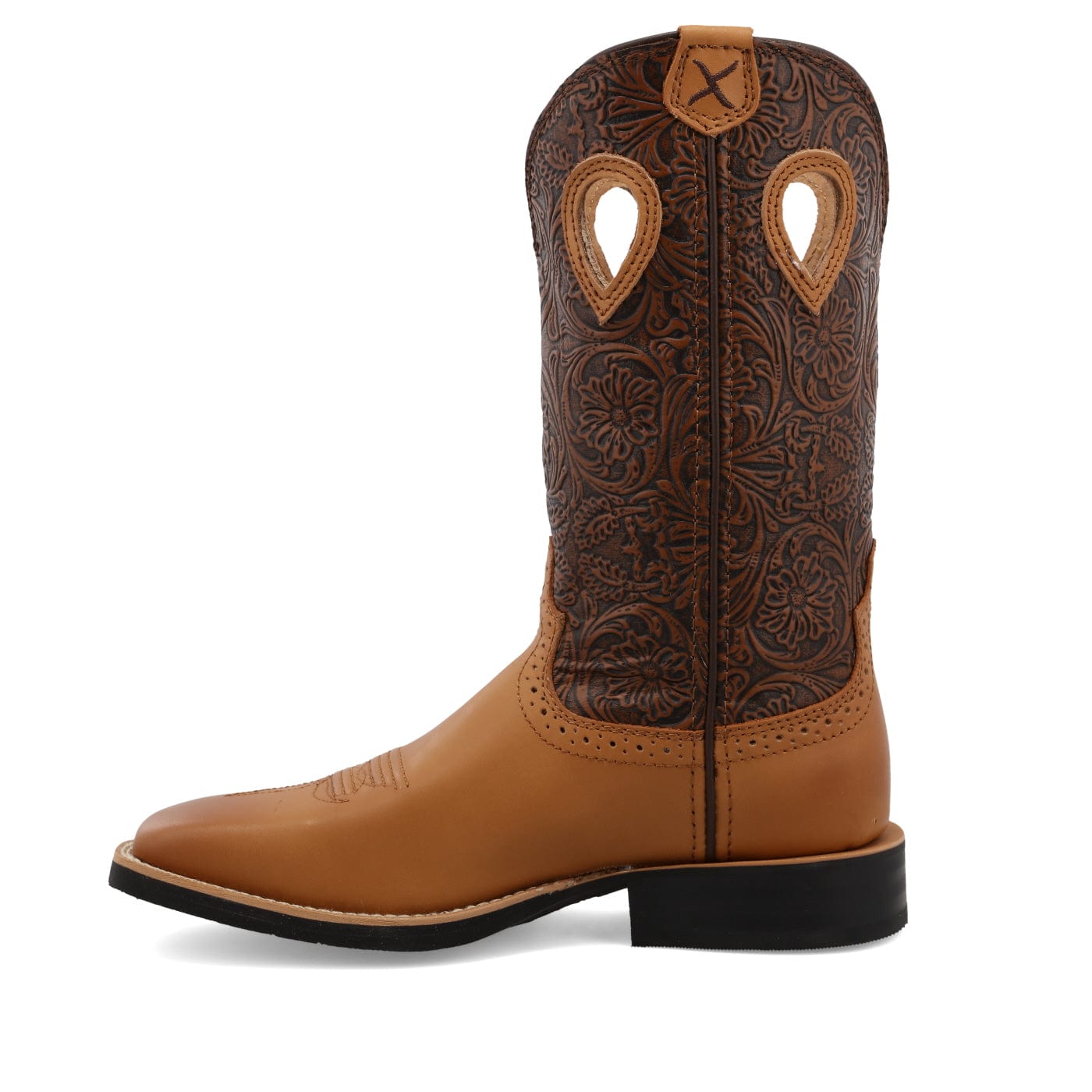 Twisted X Boots Twisted X Women's Tan & Tooled Ruff Stock Western Boot
