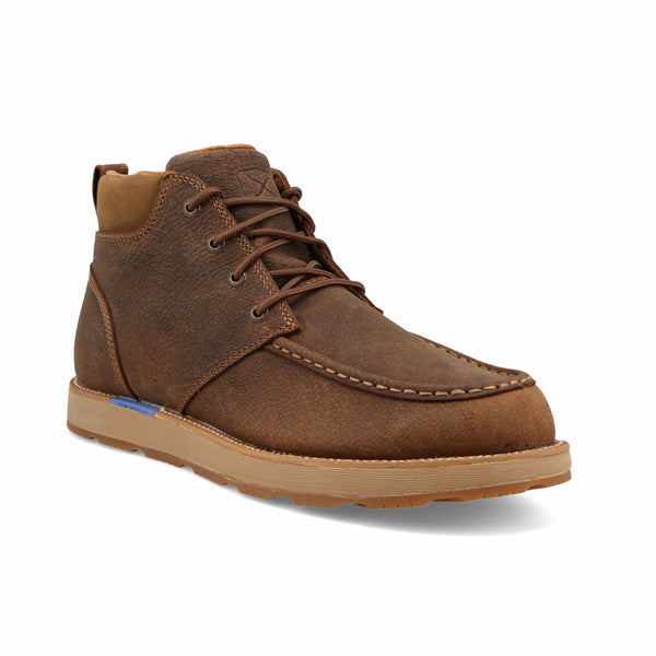 Twisted X Men's Brunette & Spice CellStretch Wedge Sole Boot