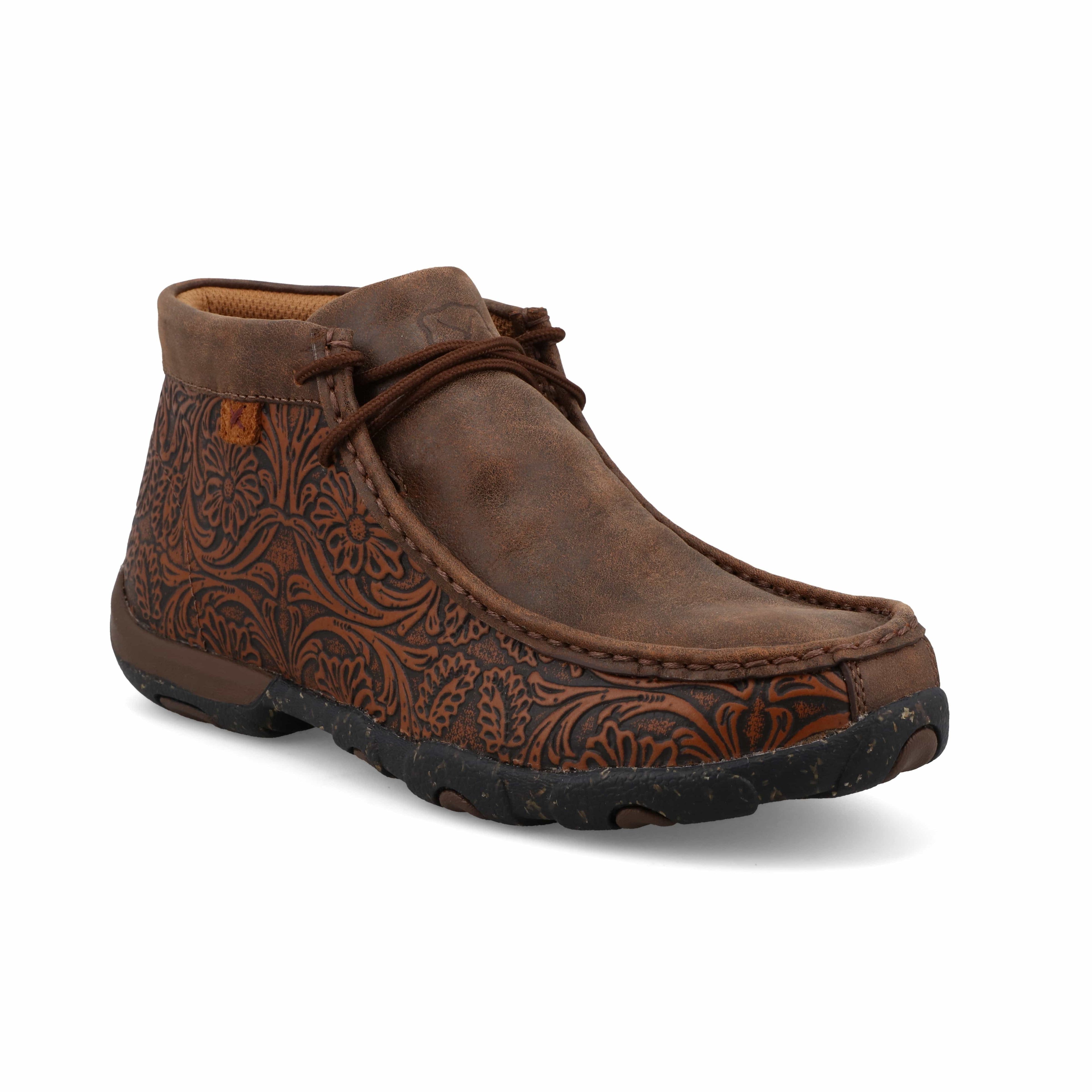Slip On Twisted X Shoes Driving Mocs Twisted X Women's Brown