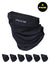 Utility Pro Wear Black UPA937 Breathable Neck Gaiter in Black (6-pack)