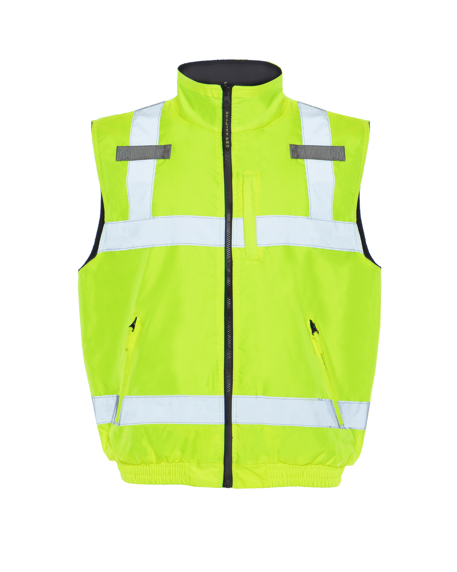 Utility Pro Wear High Visibility Tee & Vest UHV1001 HiVis Full Zip Reversible Insulated Vest