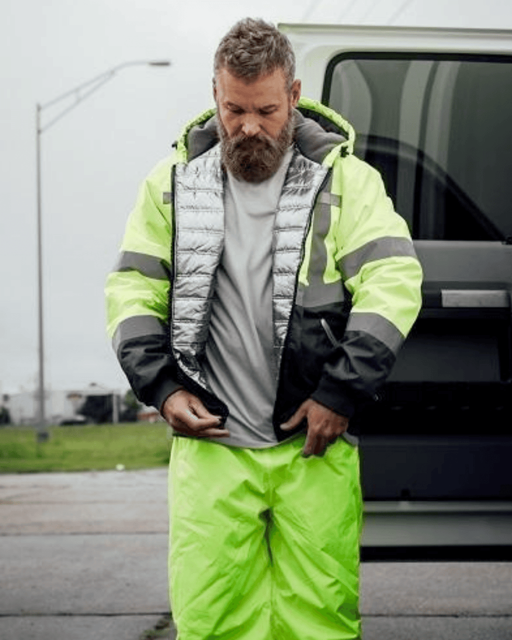 Utility Pro Wear Jacket UHV883 HiVis Warm Up Bomber