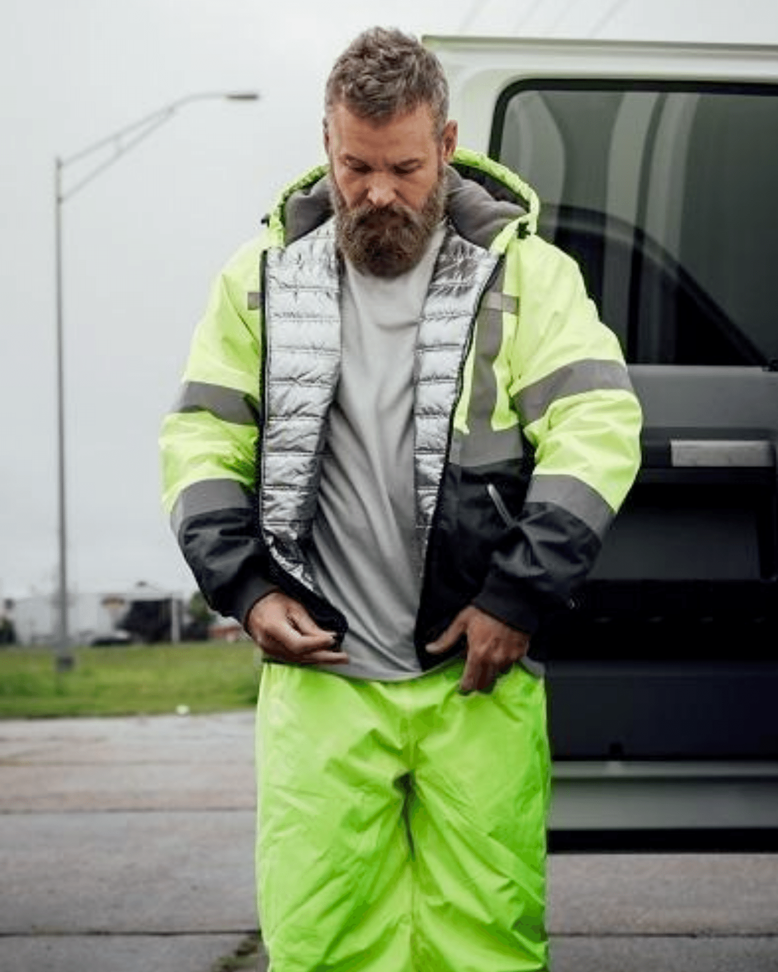 Utility Pro Wear Jacket UHV883 HiVis Warm Up Bomber