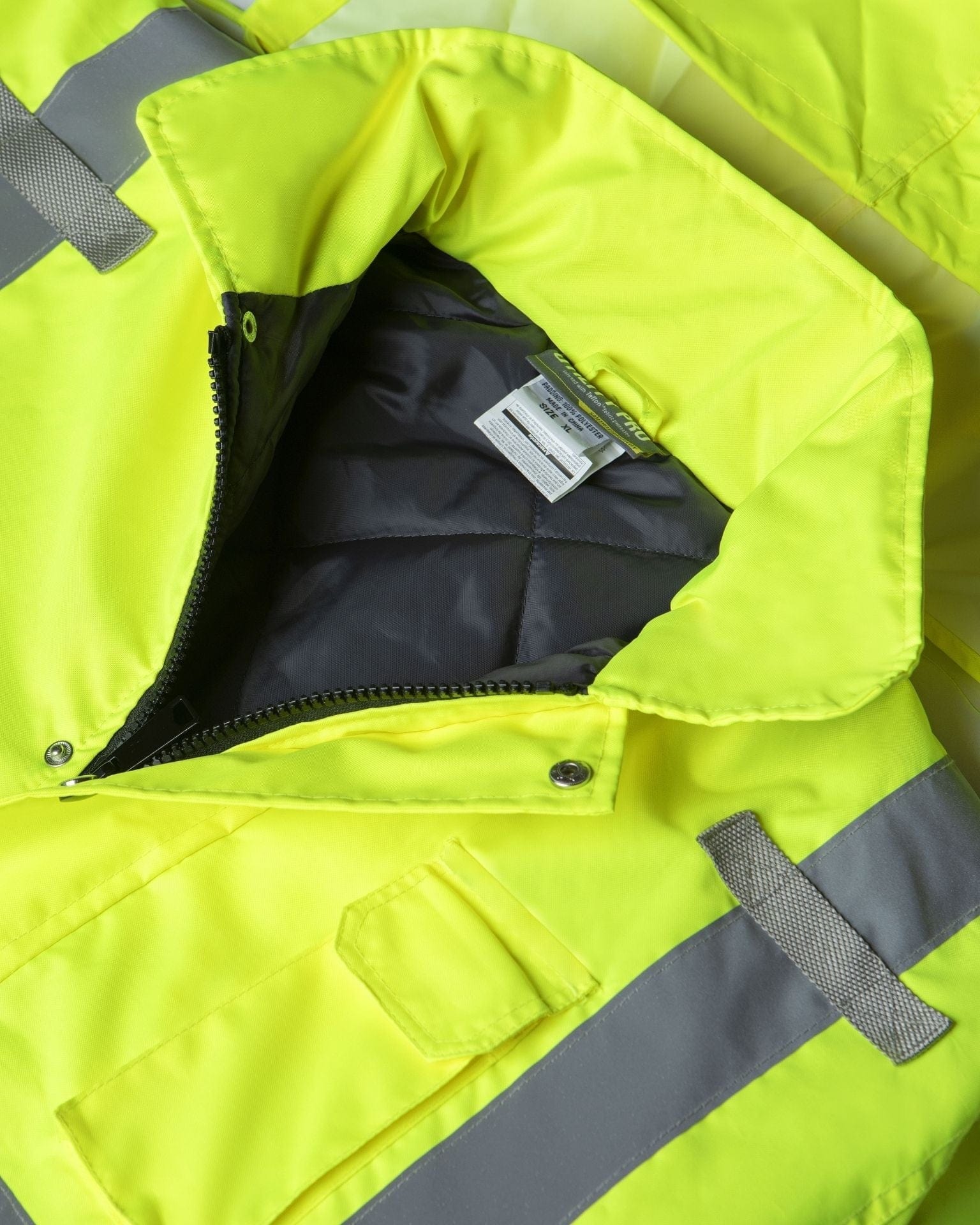 Utility Pro Wear Men's Outerwear UHV562 HiVis Quilt Lined Bomber Jacket