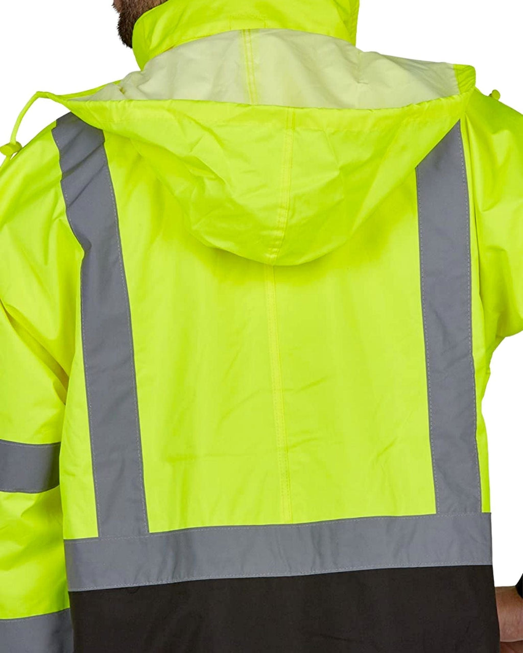 Utility Pro Wear Men's Rainwear UHV822 HiVis Waterproof Rain Jacket with Teflon™ Fabric Protector