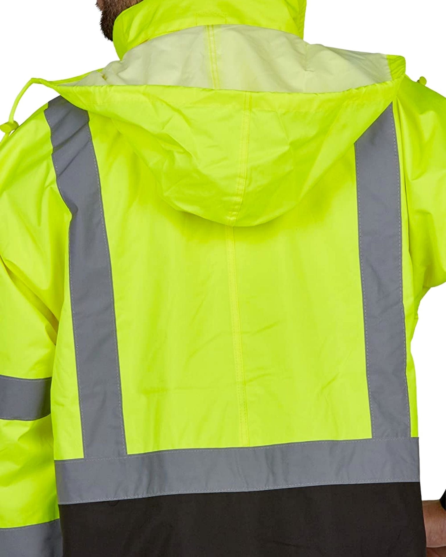 Utility Pro Wear Men's Rainwear UHV822 HiVis Waterproof Rain Jacket with Teflon™ Fabric Protector