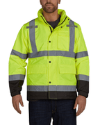 Utility Pro Wear Men's Rainwear UHVR642 HiVis Rain Jacket