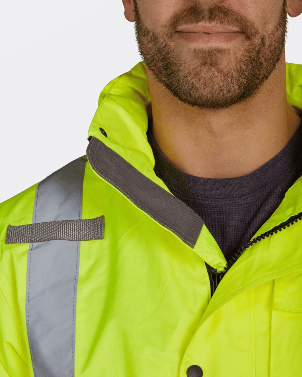 Utility Pro Wear Men's Rainwear UHVR642 HiVis Rain Jacket