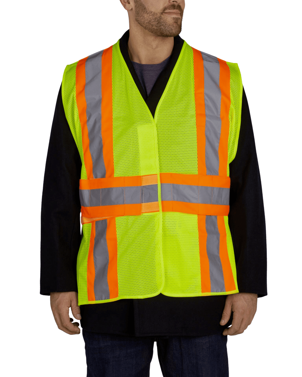 Utility Pro Wear Men's Shirt UHV312 HiVis Expandable Mesh Vest