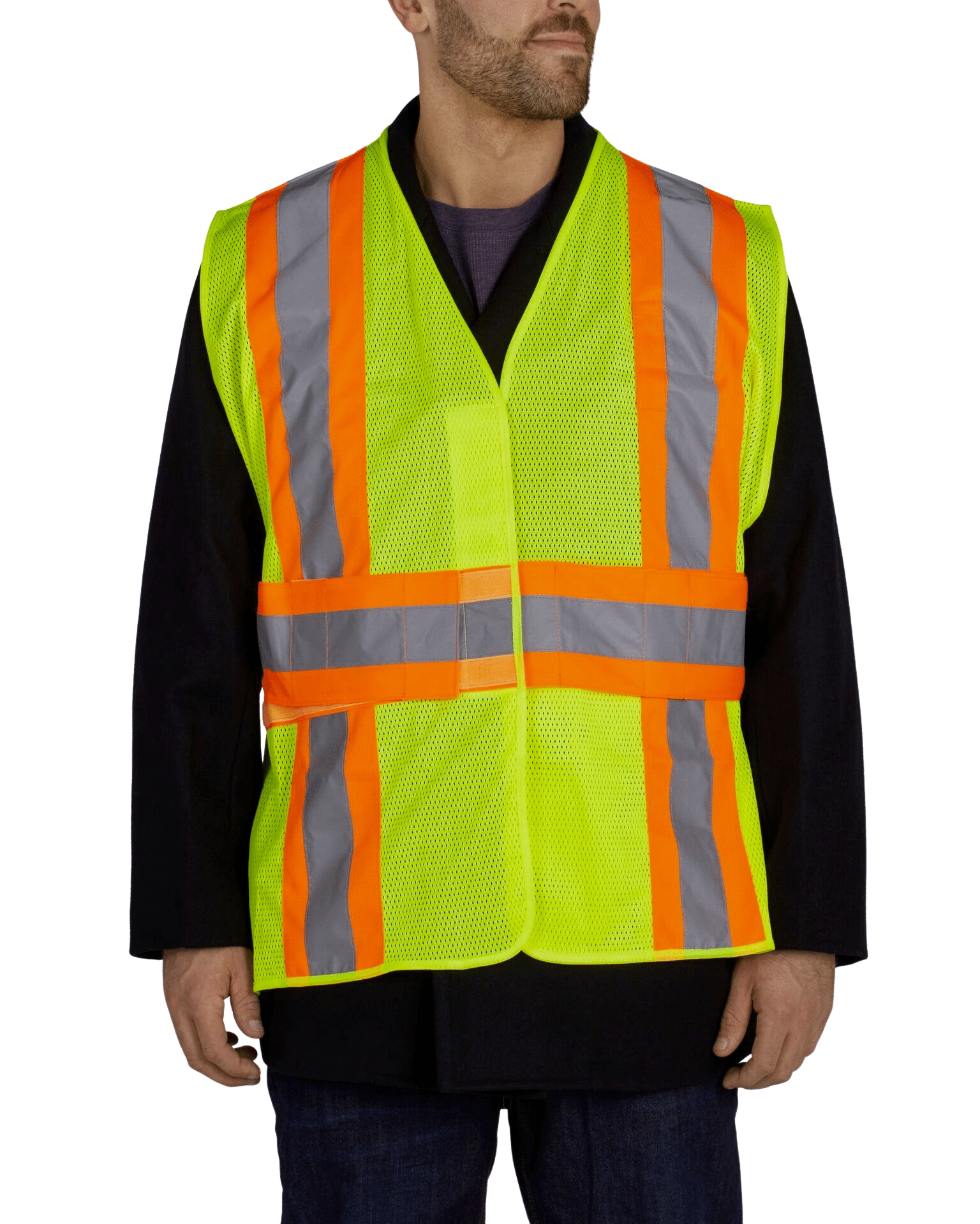 Utility Pro Wear Men's Shirt UHV312 HiVis Expandable Mesh Vest
