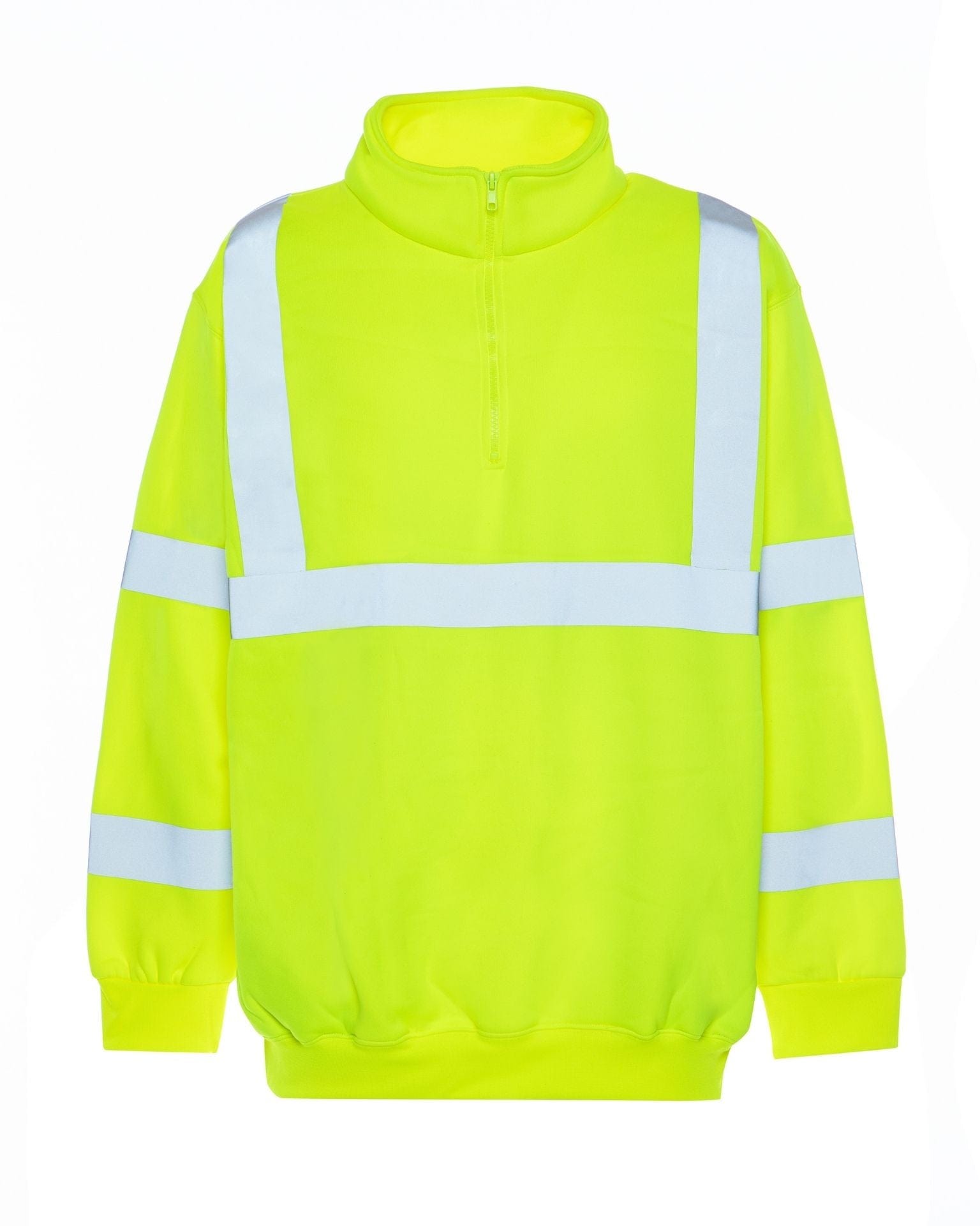 Utility Pro Wear Men's Sweatshirt UHV544 Soft Shell HiVis 1/4 Zip Jacket