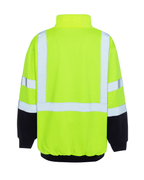 Utility Pro Wear Men's Sweatshirt UPA542 HiVis 1/4 Zip Soft Shell Pullover