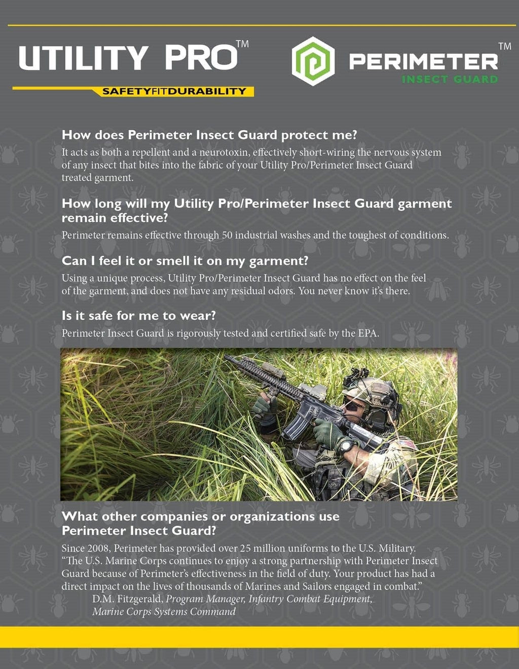 Utility Pro Wear PERIMETER UHV856 Long Sleeve Knit Shirt  - Protected with PERIMETER™ Insect Guard