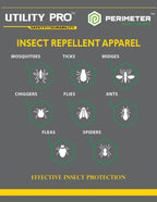 Utility Pro Wear PERIMETER UHV856 Long Sleeve Knit Shirt  - Protected with PERIMETER™ Insect Guard