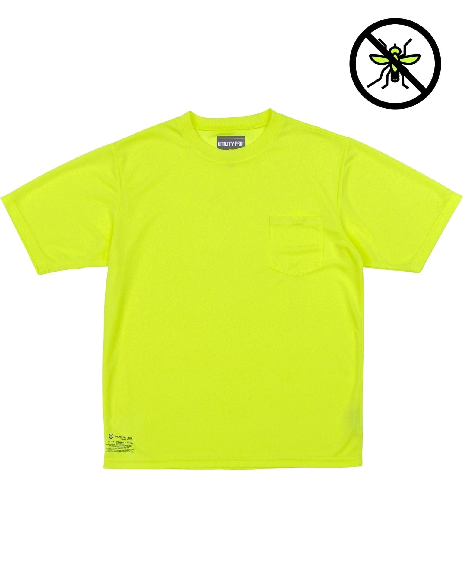 Utility Pro Wear PERIMETER UHV866 HiVis Short Sleeve Shirt - Protected with PERIMETER™ Insect Guard