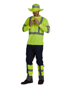 Utility Pro Wear Shirts UHV867 HiVis Long Sleeve Tee - Protected with PERIMETER™ Insect Guard