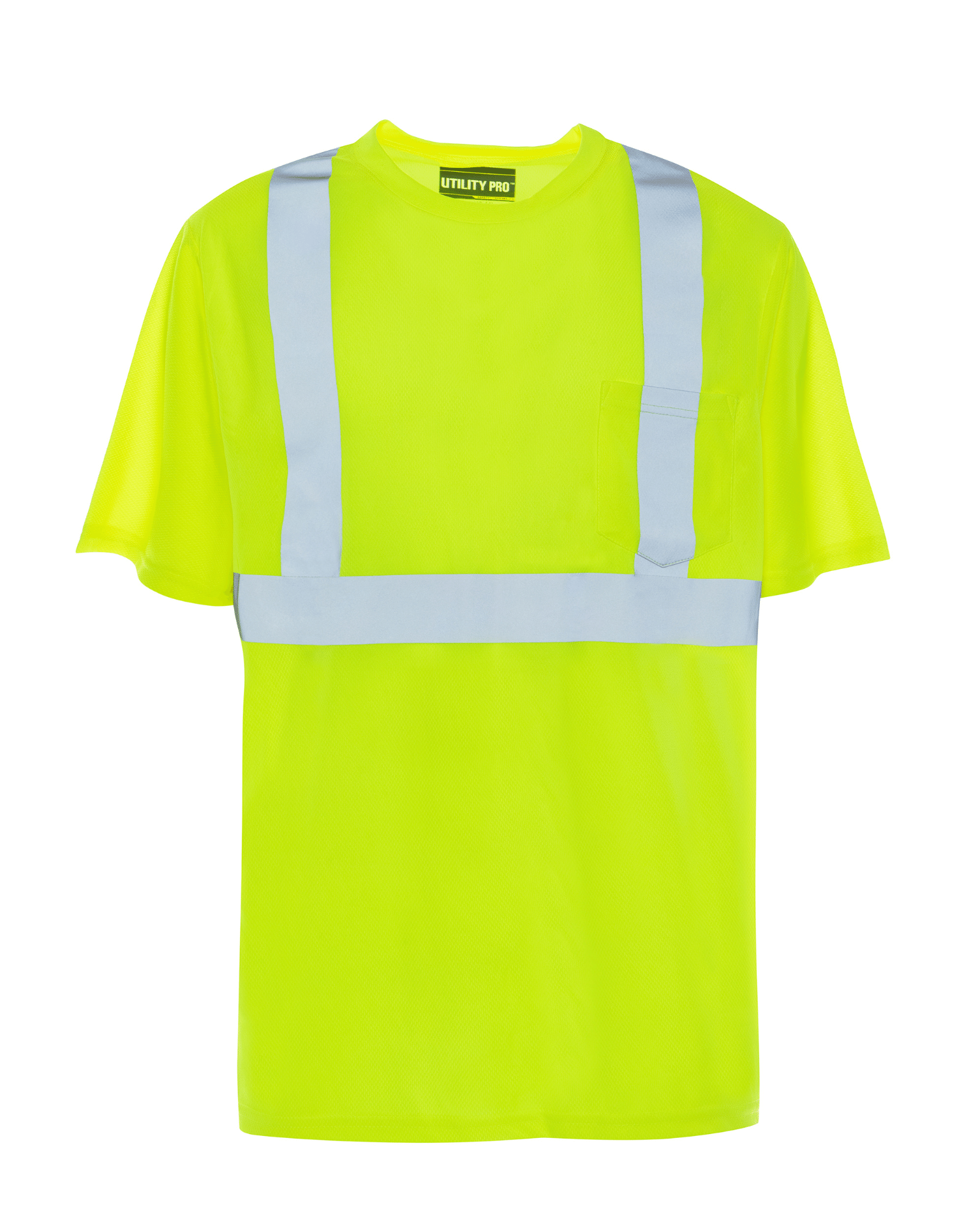 Utility Pro Wear Shirts Yellow / M UHV303 HiVis Short Sleeve Tek Tee