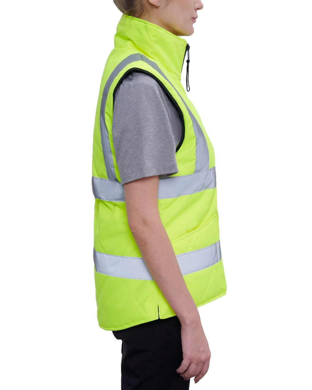 Utility Pro Wear Vest UHV995 HiVis Women's High Collar WarmUP Insulated Safety Vest