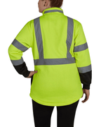 Utility Pro Wear Woman UHV667 HiVis Women's 1/4 Zip Soft Shell
